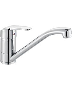 Heinrich Schulte alpha_100 single-lever sink mixer Z058802-00010 chrome-plated, swiveling pipe spout