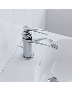 Steinberg Series 350 bidet faucet 3501300 with drain fitting, chrome