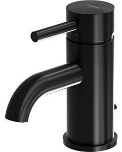 Steinberg Serie 100 basin mixer 1001000S projection 100mm, height 150mm, with waste set, matt black