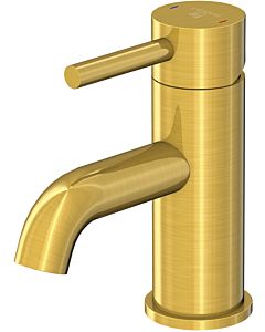 Steinberg Serie 100 basin mixer 1001010BG projection 100mm, height 149mm, without waste set, brushed gold