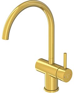 Steinberg Serie 100 kitchen faucet 1001400BG projection 201mm, with swiveling pipe spout, brushed gold