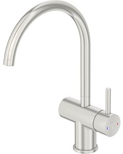 Steinberg Serie 100 kitchen faucet 1001400BN projection 201mm, with swiveling pipe spout, brushed nickel