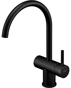 Steinberg Serie 100 kitchen faucet 1001400S projection 201mm, with swiveling pipe spout, matt black