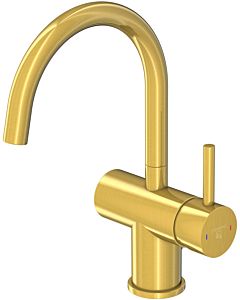 Steinberg Serie 100 basin mixer 1001500BG swiveling spout, with waste fitting 2000 2000 /4&quot;, brushed gold