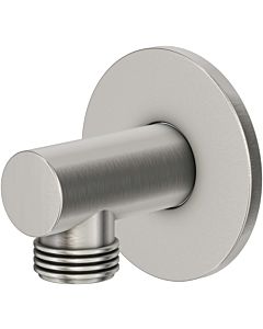 Steinberg Serie 100 wall connection elbow 1001660BN 2000 / 2 &quot;, intrinsically safe against backflow, brushed nickel