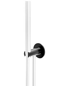 Steinberg Serie 100 wall shower holder 1001667S with integrated wall connection elbow, matt black