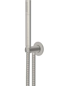 Steinberg Serie 100 shower set 1001670BN with wall connection elbow and shower hose 1500mm, brushed nickel