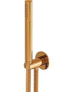 Steinberg Serie 100 shower set 1001670RG with wall connection elbow and shower hose 1500mm, rose gold