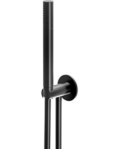 Steinberg Serie 100 shower set 1001670S with wall connection elbow and shower hose 1500mm, matt black