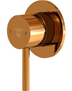 Steinberg Serie 100 shower mixer 1002250RG concealed, with ceramic cartridge and built-in body 2000 /2&quot;, rose gold