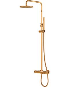 Serie 100 Steinberg mounted thermostatic mixer, rain / hand shower, rose gold