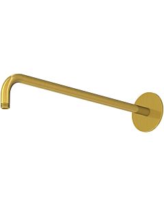 Steinberg Serie 100 shower arm 1007910BG 450 mm, with reinforced wall bracket, brushed gold, wall mounting