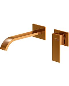 Steinberg Serie 135 basin mixer 13518143RG projection 200 mm, rose gold, with ceramic cartridge