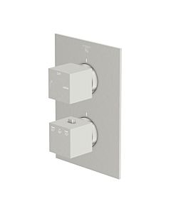 Steinberg Serie 160 Fertigmontageset 16041333BN Brushed Nickel, für Unterputzthermostat