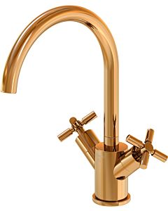 Steinberg Serie 250 -handle basin mixer 2501500RG projection 155mm, swiveling, 2000 2000 / 4 &quot;, rose gold