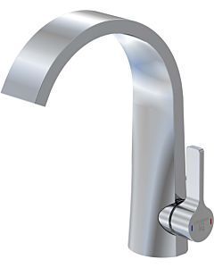 Steinberg series 280 basin mixer 2801000 projection 155mm, chrome, with 2000 2000 / 4 &quot;