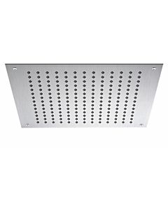 Steinberg Serie 390 Rain Rain Rain Panel 3906413 450x450mm, for recessed ceiling, brushed stainless steel