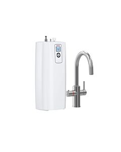 STIEBEL ELTRON nouveau système d&#39;eau bouillante HOT 2,6 N Premium + 3in1 c 206271 brossé, eau chaude (95 °C) en une seconde, équipé d&#39;un dispositif d&#39;eau chaude et d&#39;un robinet spécial pour le Cuisine , testé TÜV