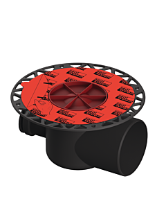 TECEdrainpoint S Ablauf DN100 waagerecht 3607500 mit Seal System Universalflansch