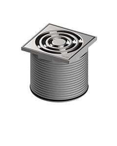 TECEdrainpoint S Rostrahmen 3660001 100x100mm, Kunststoff, mit Designrost