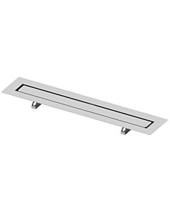 TECE shower channel TECEdrainline 651500 for natural stone, stainless steel, 1500mm