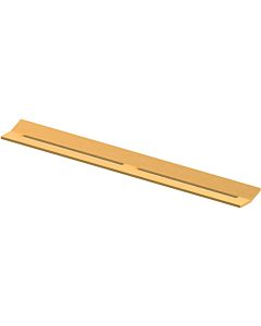TECE profile cover 675012 Brushed Gold Optic / Gold Optic brushed, with PVD, for shower channel
