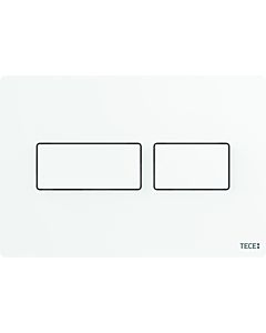 TECE TECEsolid WC plate 9240433 white matt, 220x150x6mm, for dual technology