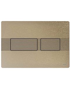 TECEsolid WC actuator plate 9240437 brushed nickel with line structure