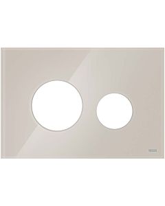 TECE TECEloop WC cover 9240617 glass, light beige, for WC actuation plate