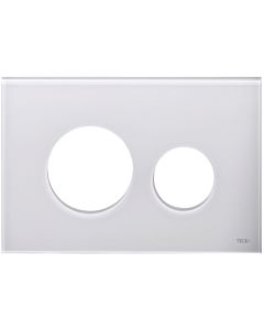 TECEloop Blende für WC-Betätigungsplatte 9240671 Glas weiß