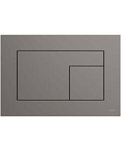 TECE match1 WC plate 9240731 for dual technology, Grigio Londra / anthracite