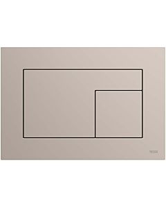 TECE match1 WC plate 9240733 for dual-volume technology, beige Arizona / Greige
