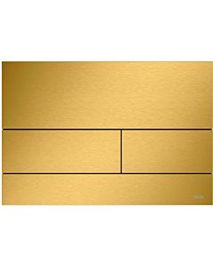 TECEsquare II Metall WC-Betätigungsplatte 9240847 Gold Optik gebürstet (mit Anti-Fingerprint)