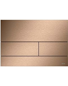 TECEsquare II metal WC flush plate 9240848 brushed rose gold (with anti-fingerprint)