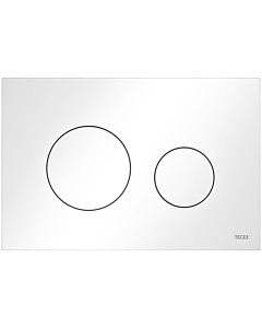 TECE TECEloop WC plate 9240920 white, plastic, for 2-quantity technology