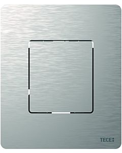 TECE TECEsolid urinal flush plate 9242430 brushed stainless steel, with cartridge, 104x124x6mm