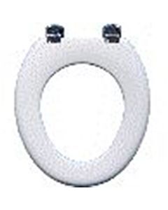 Pagette WC-Sitz 044-0001 weiß, ohne Deckel, Edelstahlscharnier