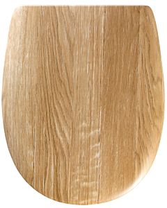 Pagette Olfa Ariane WC siège 950-1136 chêne blanchi mat, avec couvercle
