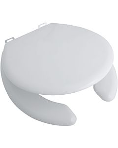 Pagette Olfa tradition anti-contact WC siège 096-0001 blanc , sans couvercle, blanc en acier inoxydable