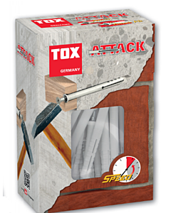 TOX Attack nail plug 017102141 6/60, PU = 50 pieces
