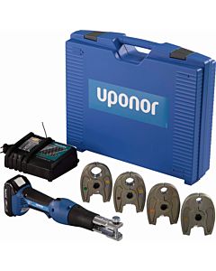Uponor S-Press battery machine 1083586 with KSPO press jaws 16/20/25/32