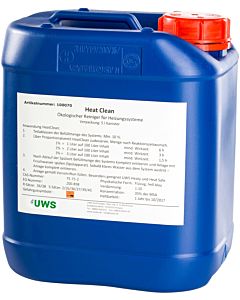 UWS Heat Reiniger 100070 5 l canister, acidic, for Reiniger residues