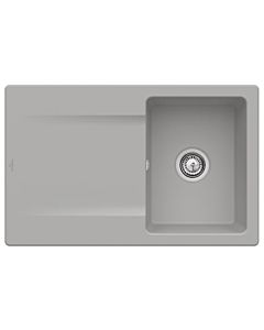 Villeroy & Boch Siluet sink 333401KD with waste set and manual operation, Fossil