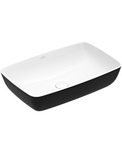 Villeroy & Boch Artis countertop basin 417258BCT8 58x38cm, without tap hole, without overflow, Coal Black