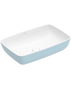 Villeroy & Boch Artis vasque à poser 417258BCW0 58x38cm, sans trou pour robinetterie, sans trop-plein, Fog