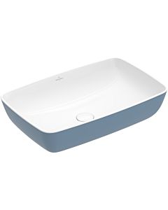 Villeroy & Boch Artis vasque à poser 417258BCW2 58x38cm, sans trou pour robinetterie, sans trop-plein, Ocean