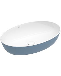 Villeroy & Boch Artis countertop basin 419861BCW2 61x41cm, without tap hole, without overflow, Ocean