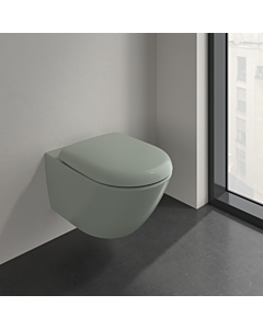 Villeroy & Boch Antao wall washdown WC 4674T0R8 horizontal outlet, with TwistFlush, Morning Green c-plus