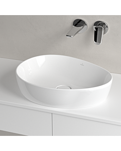 Villeroy und Boch Antao countertop washbasin 4A7351R1 51x40cm, asymmetrical, without overflow, white C-plus