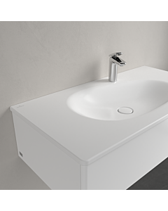 Villeroy & Boch Antao vanity washbasin 1000x500mm 4A76A2RW square 1HL. or ÜL. Stone White cplus